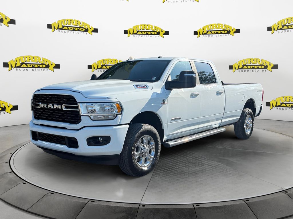 Bright White Clearcoat 2024 RAM 3500 Pickup Truck Four-Wheel Drive 6-Speed Automatic