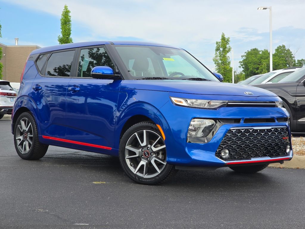 Neptune Blue 2021 Kia Soul SUV / Crossover Front-Wheel Drive Continuously Variable Transmission