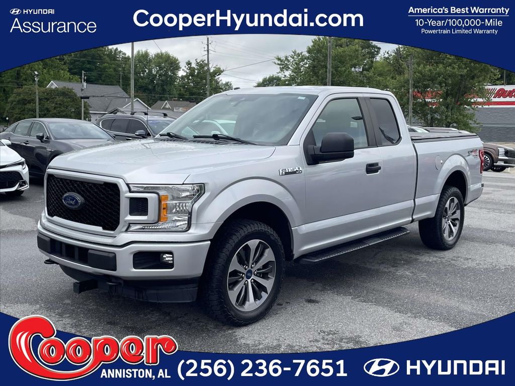 Ingot Silver 2019 Ford F-150 XL SuperCab 4WD Pickup Truck Four-Wheel Drive Automatic