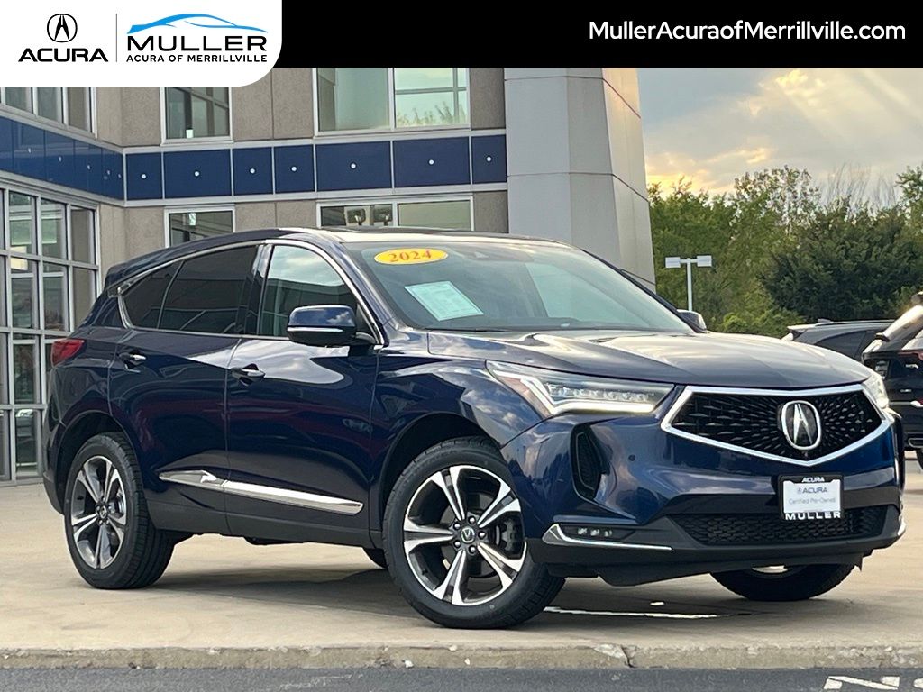 Fathom Blue Pearl 2024 Acura RDX SUV / Crossover All-Wheel Drive Automatic