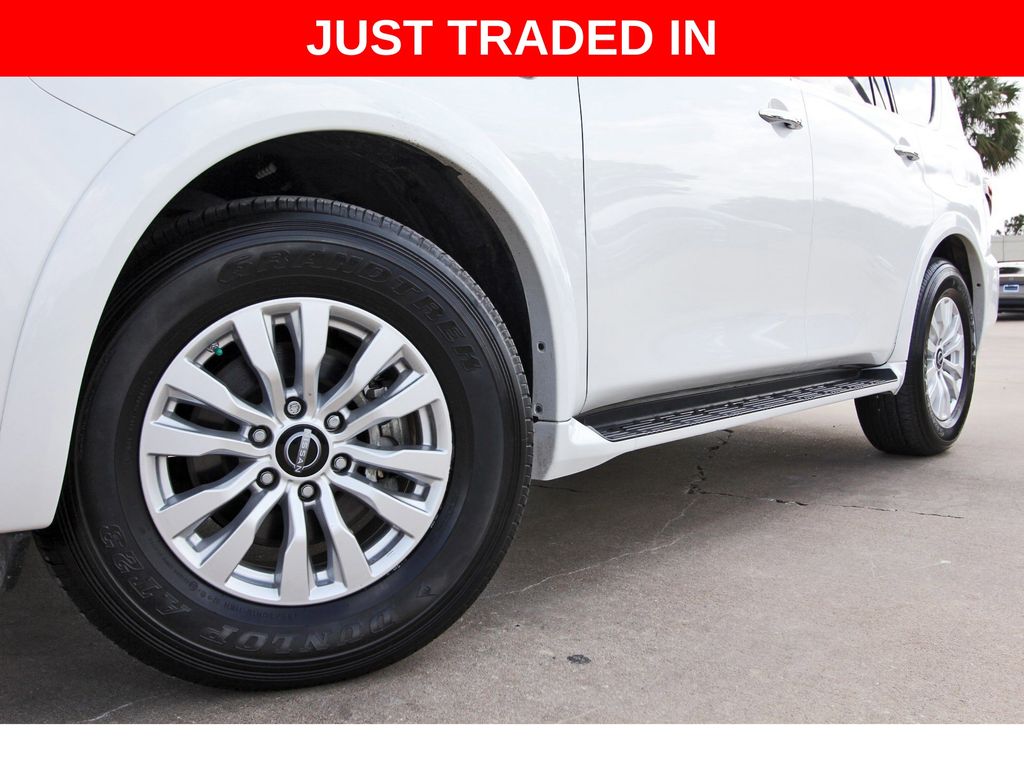 2024 Nissan Armada SV White at DeMontrond Ford