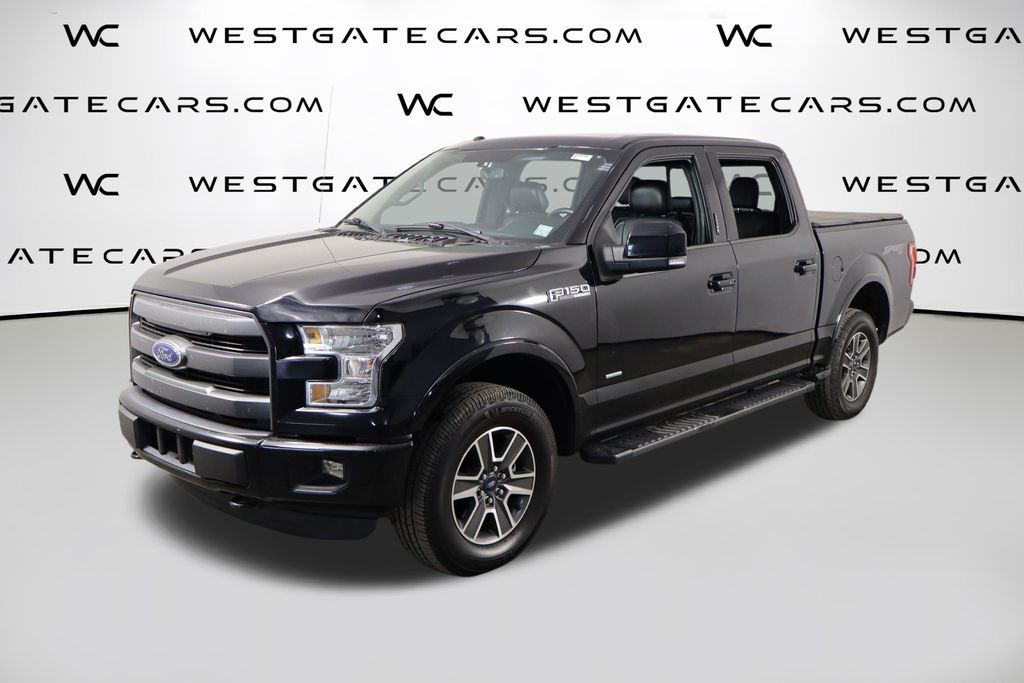 Shadow Black 2016 Ford F-150 Pickup Truck Four-Wheel Drive 6-Speed Automatic