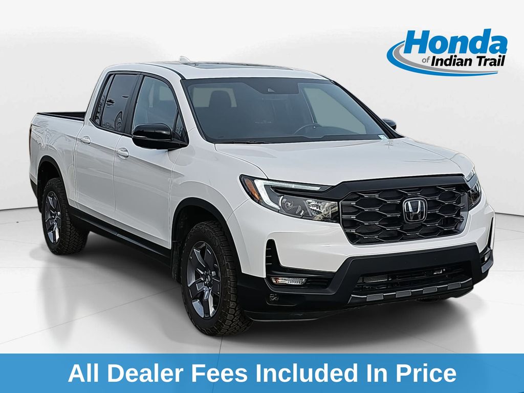 Gray (Platinum) 2025 Honda Ridgeline TrailSport AWD Pickup Truck All-Wheel Drive 9-Speed Automatic
