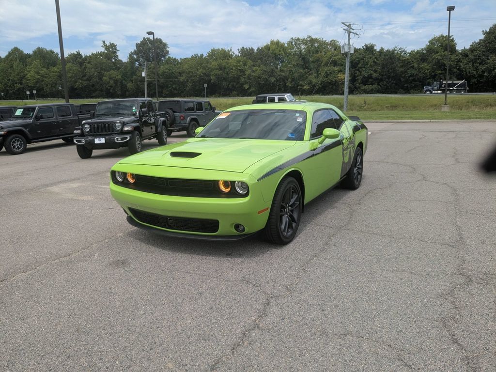 Green (Sublime Metallic Clearcoat) 2023 Dodge Challenger Coupe All-Wheel Drive 8-Speed Automatic