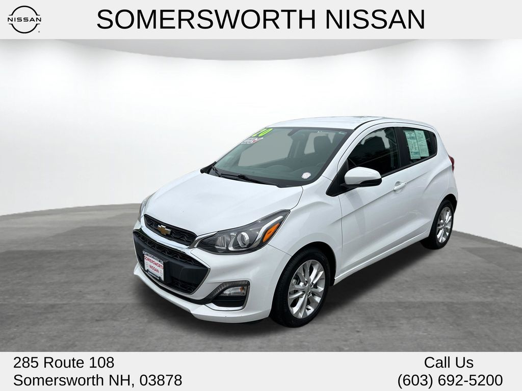 Summit White 2020 Chevrolet Spark Hatchback Front-Wheel Drive Continuously Variable Transmission