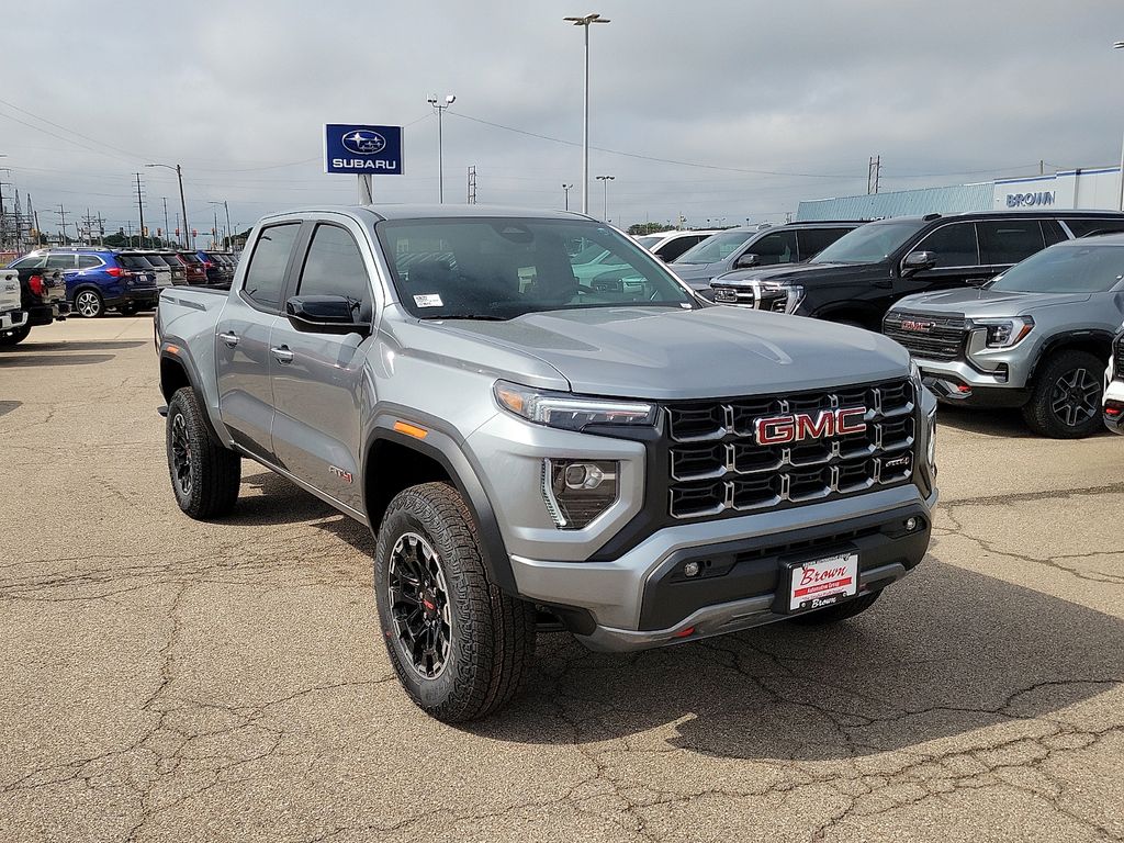 2026 GMC Canyon AT4 Silver at Brown Buick GMC