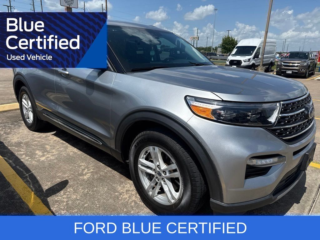 Silver Metallic 2024 Ford Explorer SUV / Crossover Rear-Wheel Drive Automatic