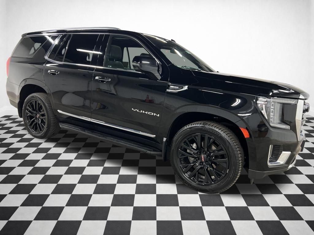 Onyx Black 2021 GMC Yukon SLT 4WD SUV / Crossover Four-Wheel Drive