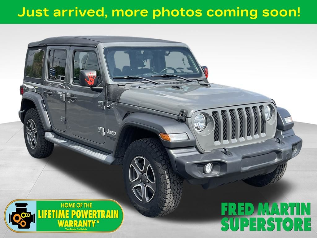 used 2021 Jeep Wrangler car, priced at $23,500
