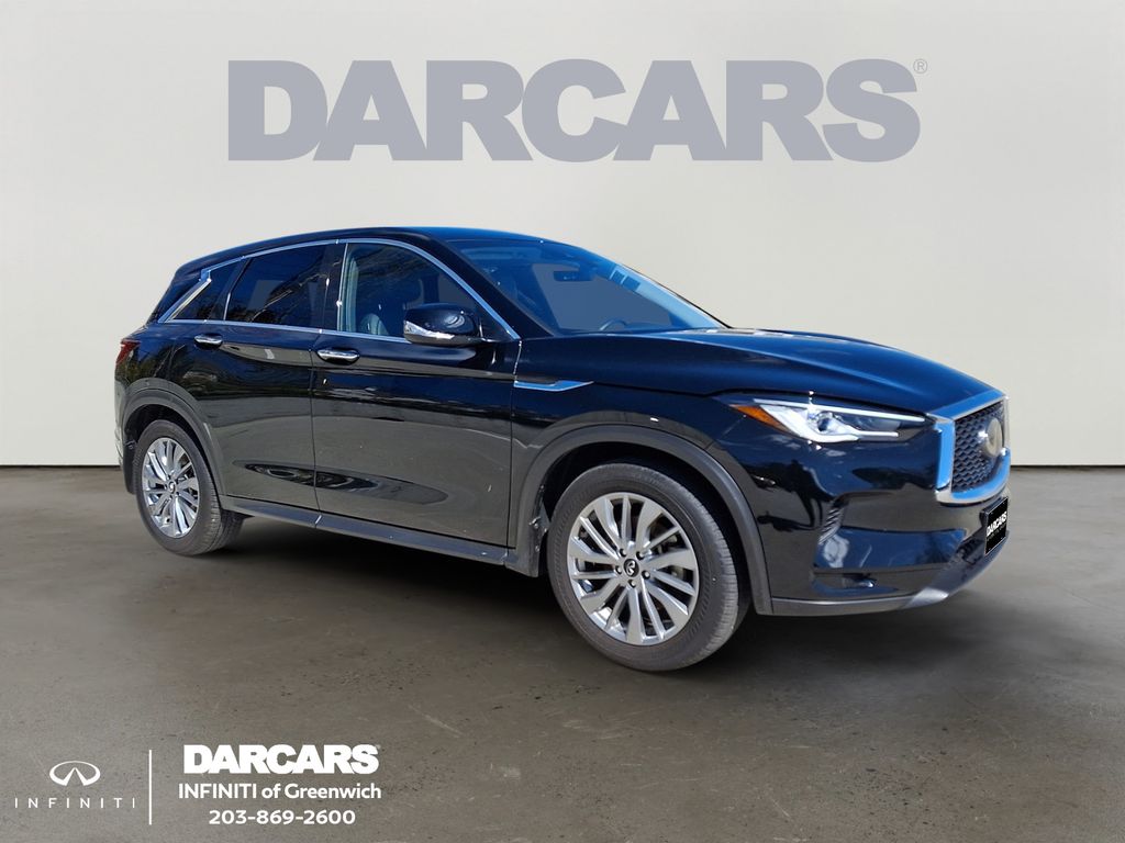 Black Obsidian 2025 INFINITI QX50 SUV / Crossover All-Wheel Drive Continuously Variable Transmission