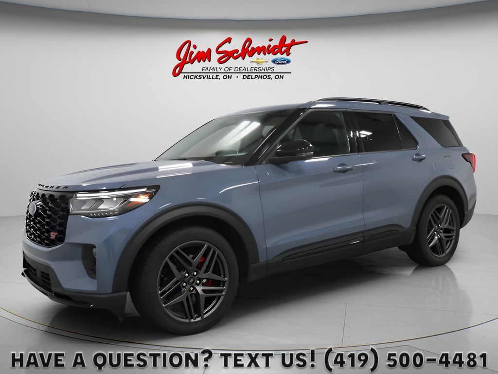 Vapor Blue Metallic 2025 Ford Explorer ST AWD SUV / Crossover All-Wheel Drive Automatic