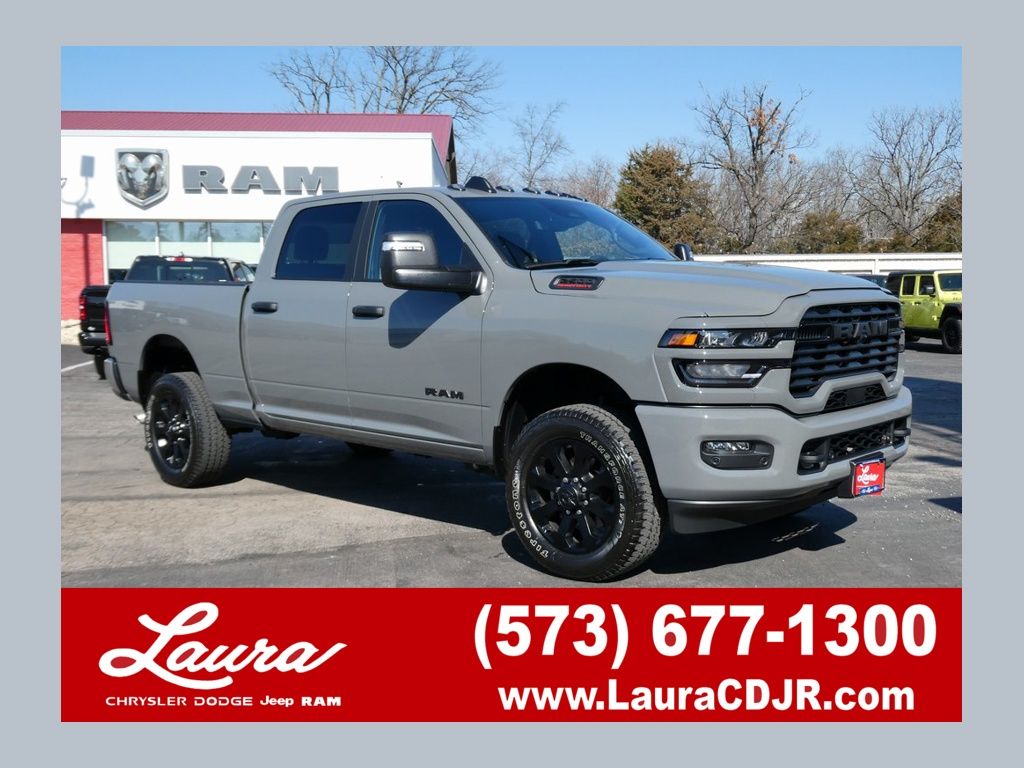 Ceramic Gray Clearcoat 2026 RAM 2500 Big Horn Crew Cab 4WD Pickup Truck Four-Wheel Drive 8-Speed Automatic