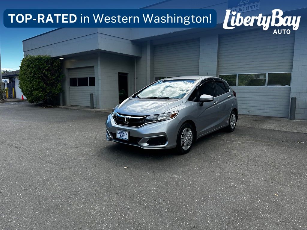 Gray 2018 Honda Fit Hatchback Front-Wheel Drive Continuously Variable Transmission