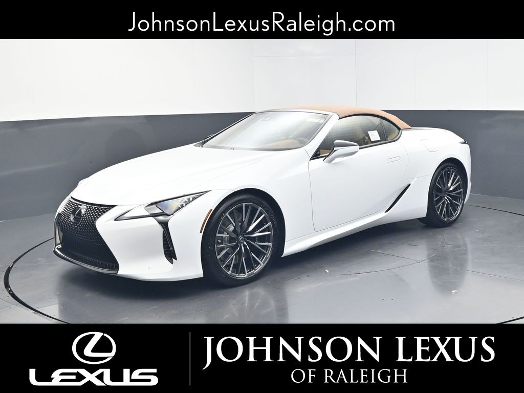 Ultra White 2026 Lexus LC 500 Convertible RWD Convertible Rear-Wheel Drive Automatic
