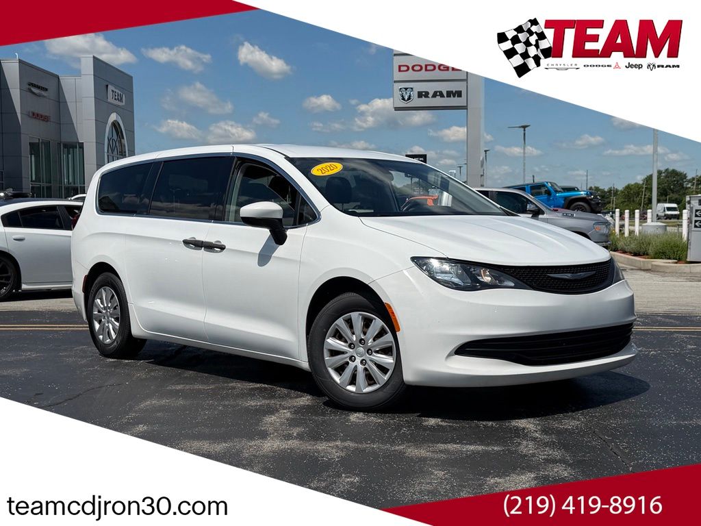 Bright White Clearcoat 2020 Chrysler Voyager Minivan Front-Wheel Drive 9-Speed Automatic