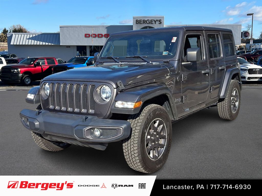 Gray (Granite Crystal Metallic Clearcoat) 2021 Jeep Wrangler Unlimited Sport S 4WD SUV / Crossover Four-Wheel Drive 8-Speed Automatic