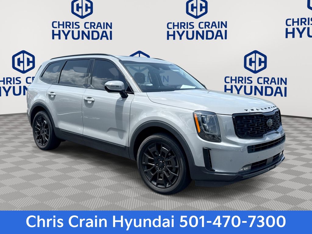 Gray 2021 Kia Telluride SUV / Crossover All-Wheel Drive 8-Speed Automatic