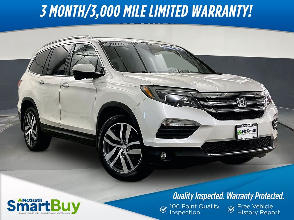 White Diamond Pearl 2016 Honda Pilot SUV / Crossover All-Wheel Drive 9-Speed Automatic