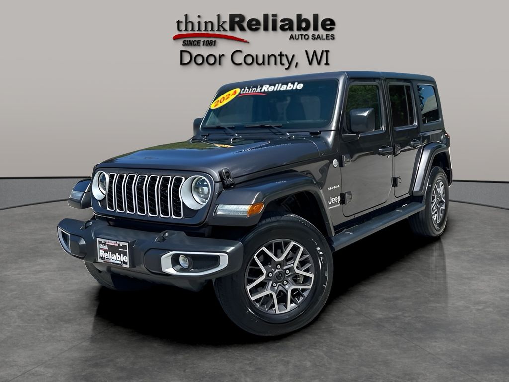 Gray (Granite Crystal Metallic Clearcoat) 2024 Jeep Wrangler SUV / Crossover Four-Wheel Drive 8-Speed Automatic