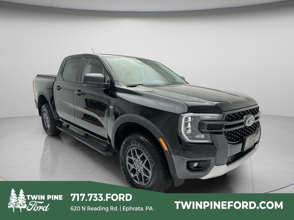 Shadow Black 2025 Ford Ranger Pickup Truck Four-Wheel Drive Automatic