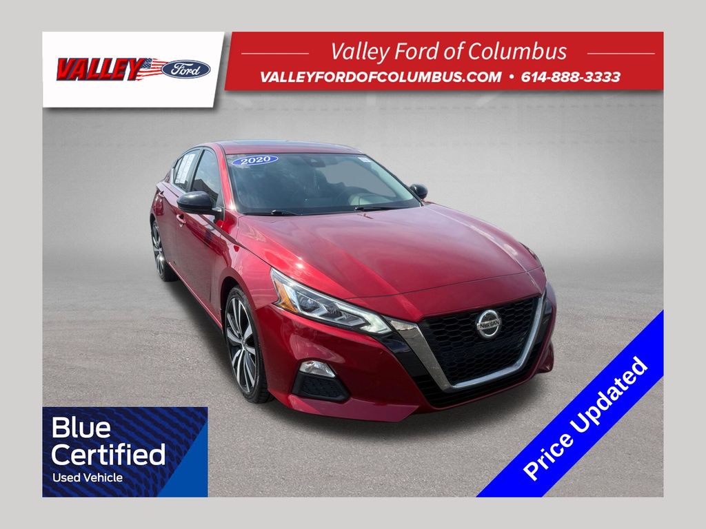 Red (Scarlet Ember Tintcoat) 2020 Nissan Altima Sedan Front-Wheel Drive Continuously Variable Transmission