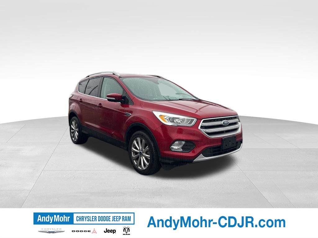 Ruby Red Metallic 2017 Ford Escape Titanium AWD SUV / Crossover All-Wheel Drive 6-Speed Automatic