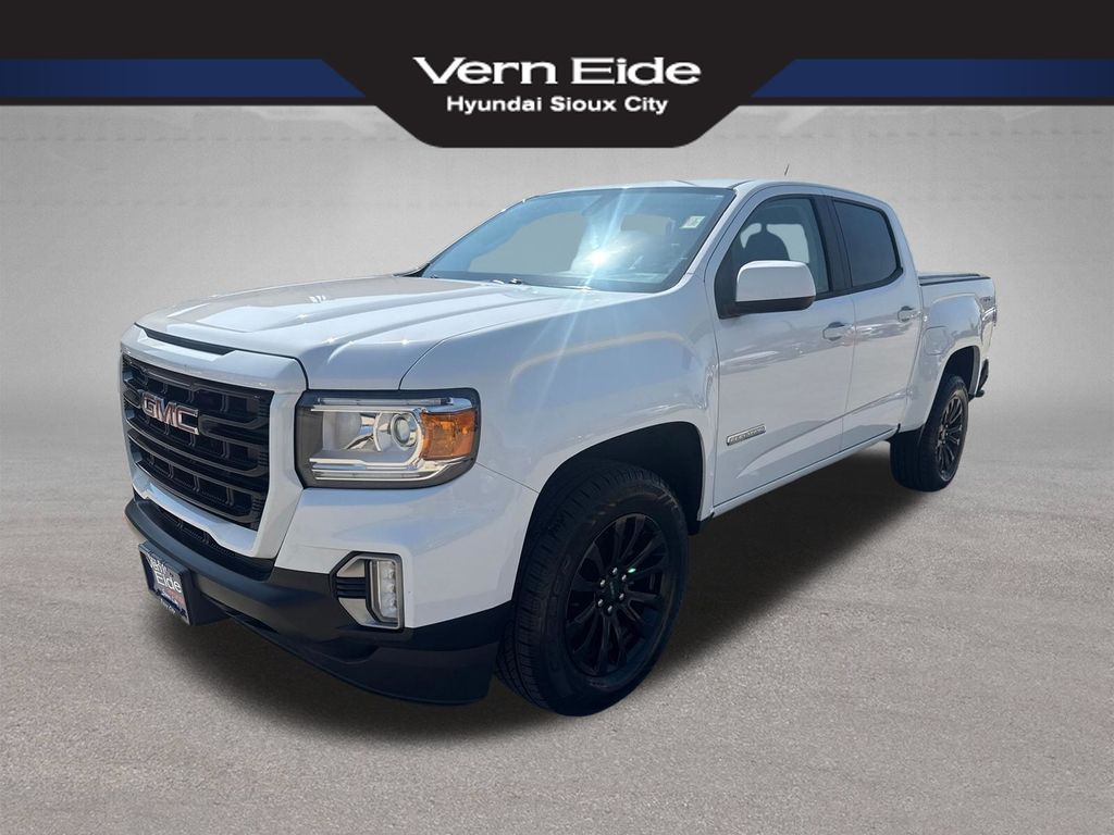 Summit White 2021 GMC Canyon Pickup Truck Four-Wheel Drive 8-Speed Automatic