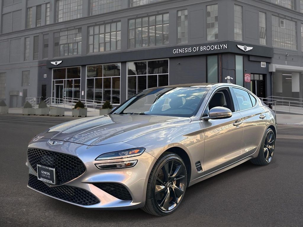 Savile Silver 2022 Genesis G70 Sedan Rear-Wheel Drive 8-Speed Automatic