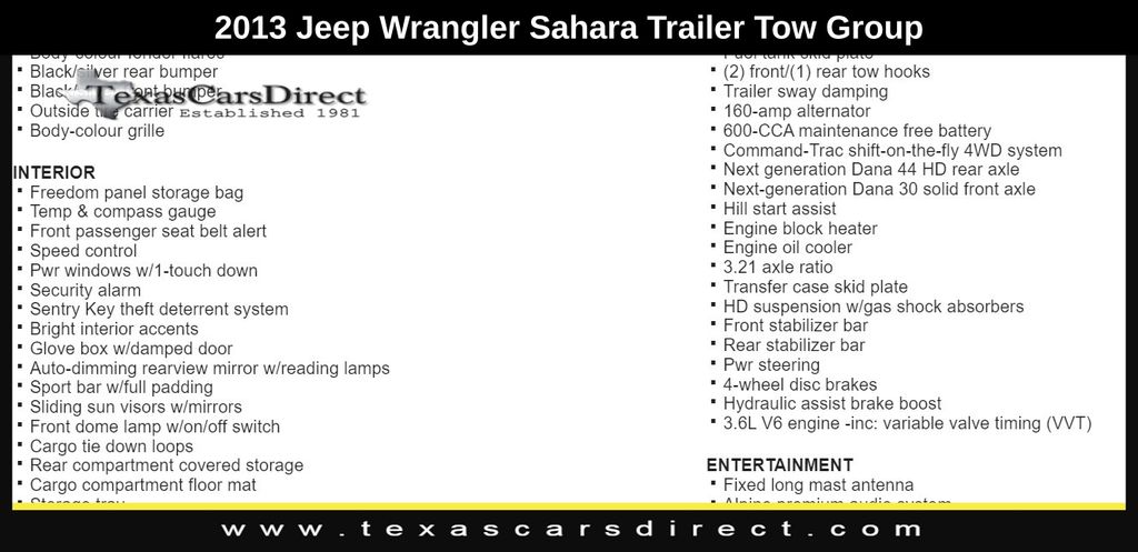 2013 Jeep Wrangler Sahara 11