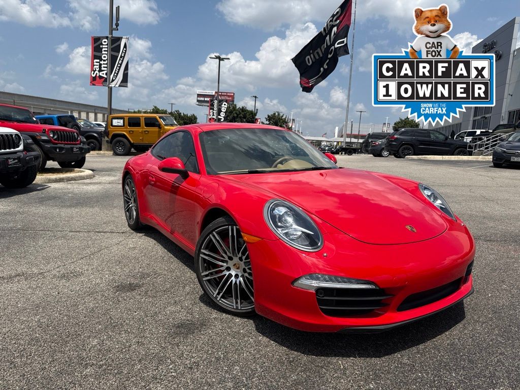 Guards Red 2015 Porsche 911 Coupe Rear-Wheel Drive 7-Speed Automatic