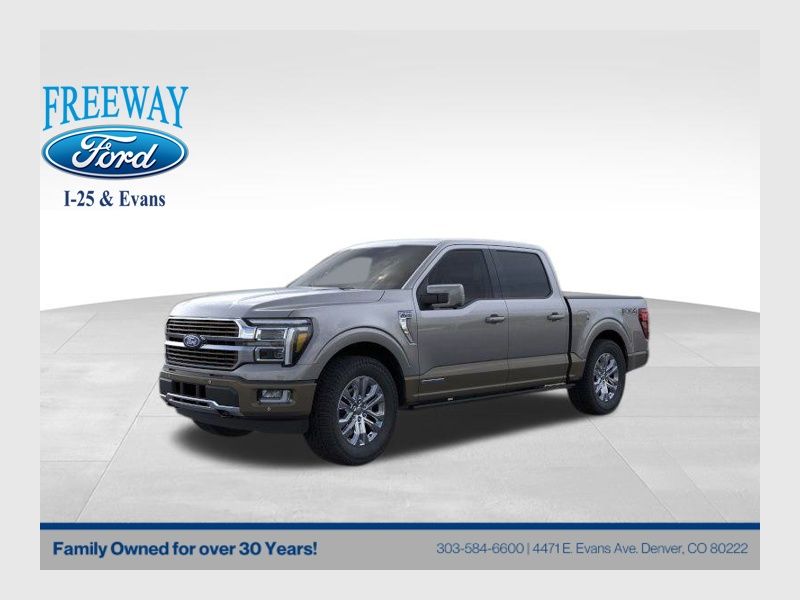 Carbonized Gray Metallic 2025 Ford F-150 King Ranch SuperCrew 4WD Pickup Truck Four-Wheel Drive Automatic