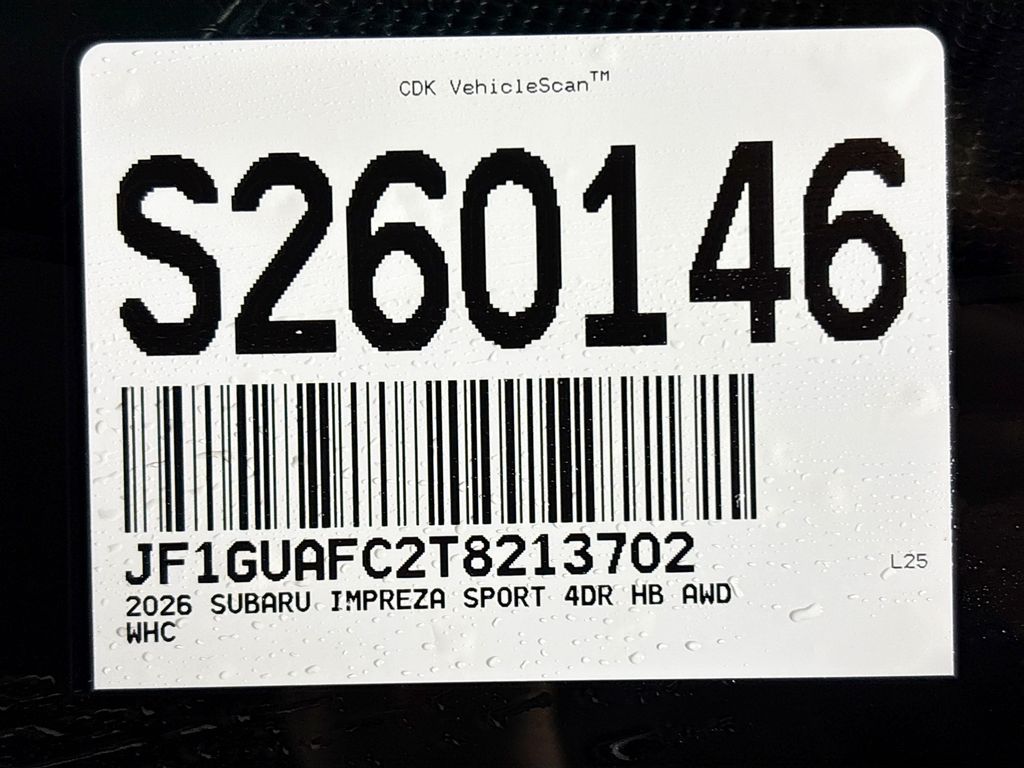 2026 Subaru Impreza Sport