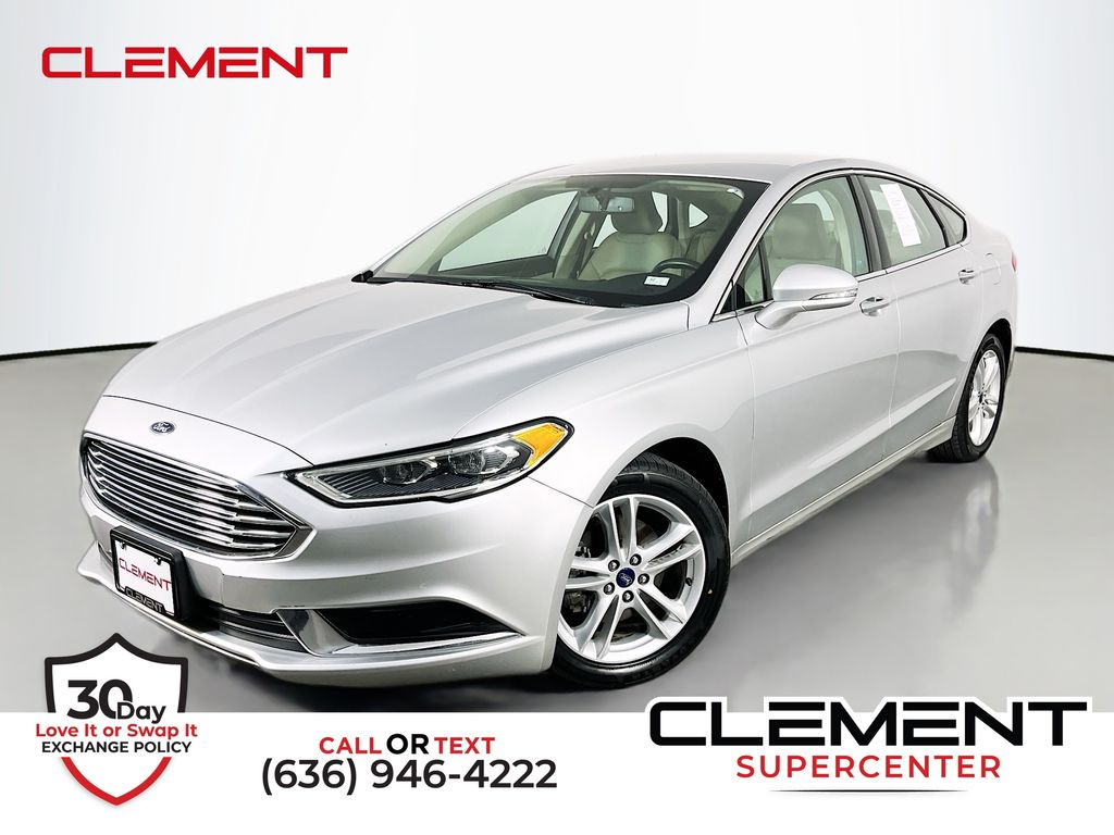 Ingot Silver 2018 Ford Fusion Sedan Front-Wheel Drive 6-Speed Automatic