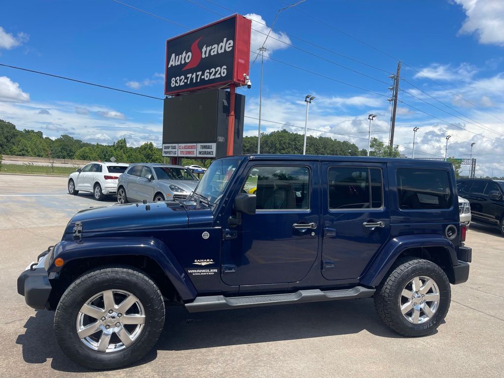 2013 Jeep Wrangler Unlimited Sahara Blue at Emmons Autoplex