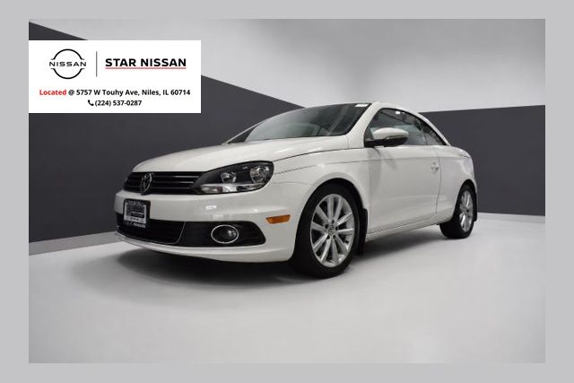 Candy White 2012 Volkswagen Eos Komfort SULEV Convertible Front-Wheel Drive 6-Speed Dual Clutch