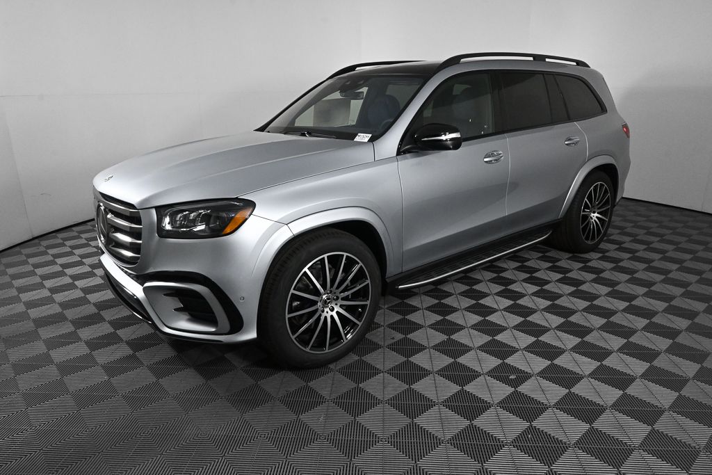 Silver 2026 Mercedes-Benz GLS SUV / Crossover All-Wheel Drive 9-Speed Automatic