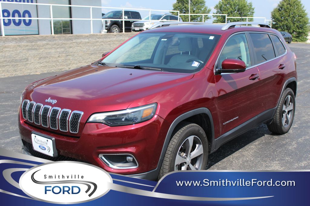 Velvet Red Pearlcoat 2020 Jeep Cherokee SUV / Crossover Four-Wheel Drive 9-Speed Automatic