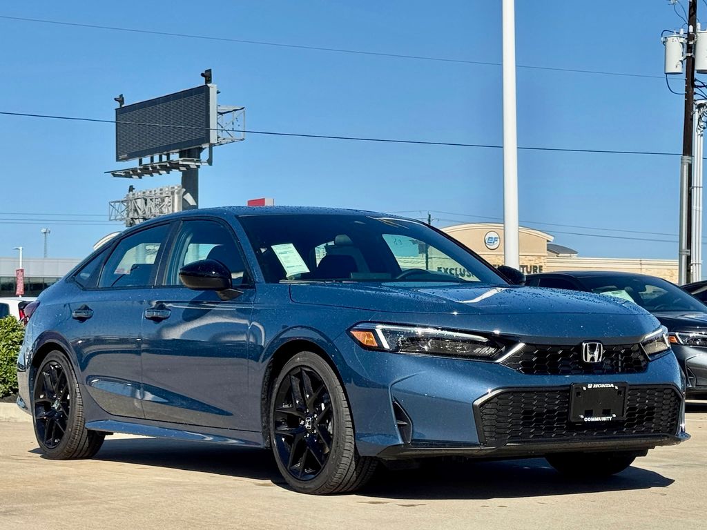 2026 Honda Civic Sport Blue at Classic Honda Galveston