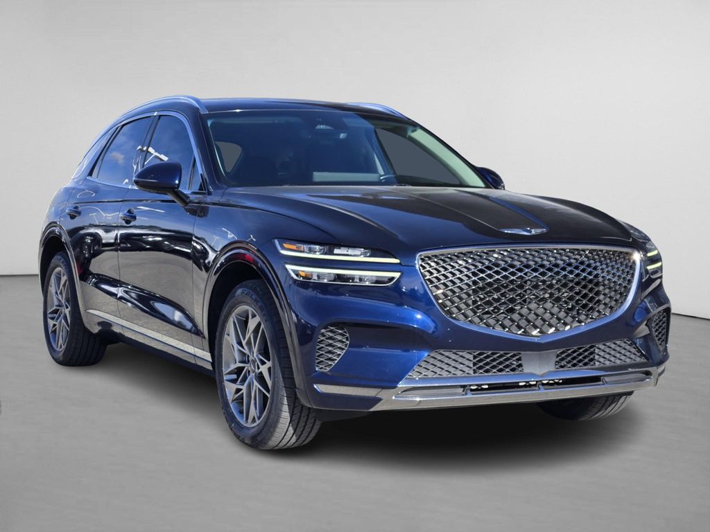Adriatic Blue 2022 Genesis GV70 SUV / Crossover All-Wheel Drive 8-Speed Automatic