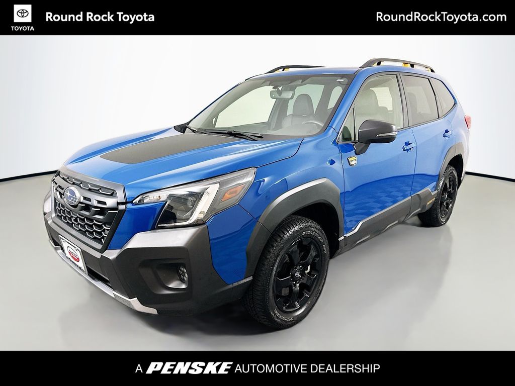 Geyser Blue 2024 Subaru Forester SUV / Crossover All-Wheel Drive Continuously Variable Transmission