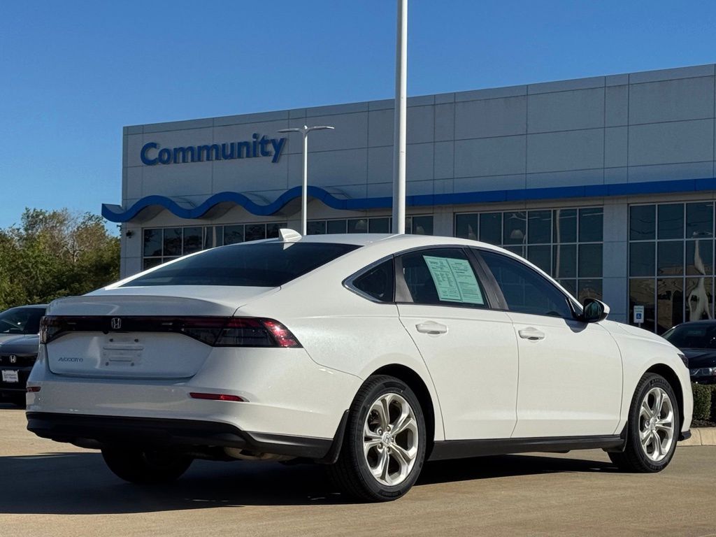 2023 Honda Accord LX White at Classic Elite Chevrolet Sugar Land