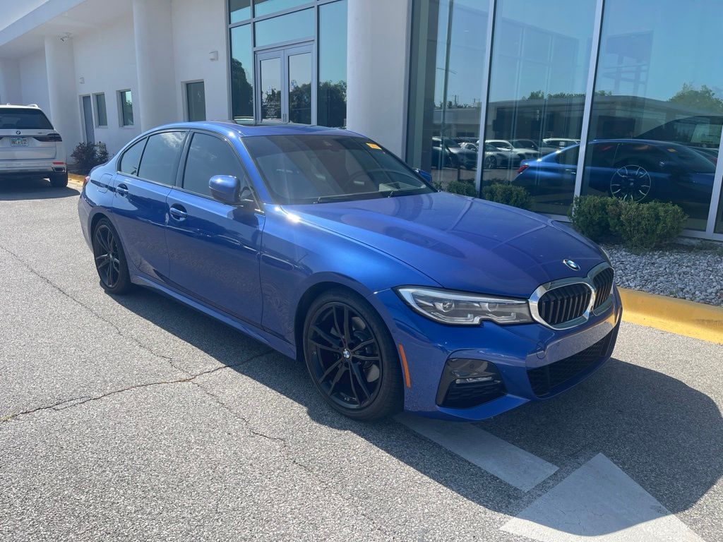 Portimao Blue Metallic 2020 BMW 3 Series Sedan Rear-Wheel Drive 8-Speed Automatic