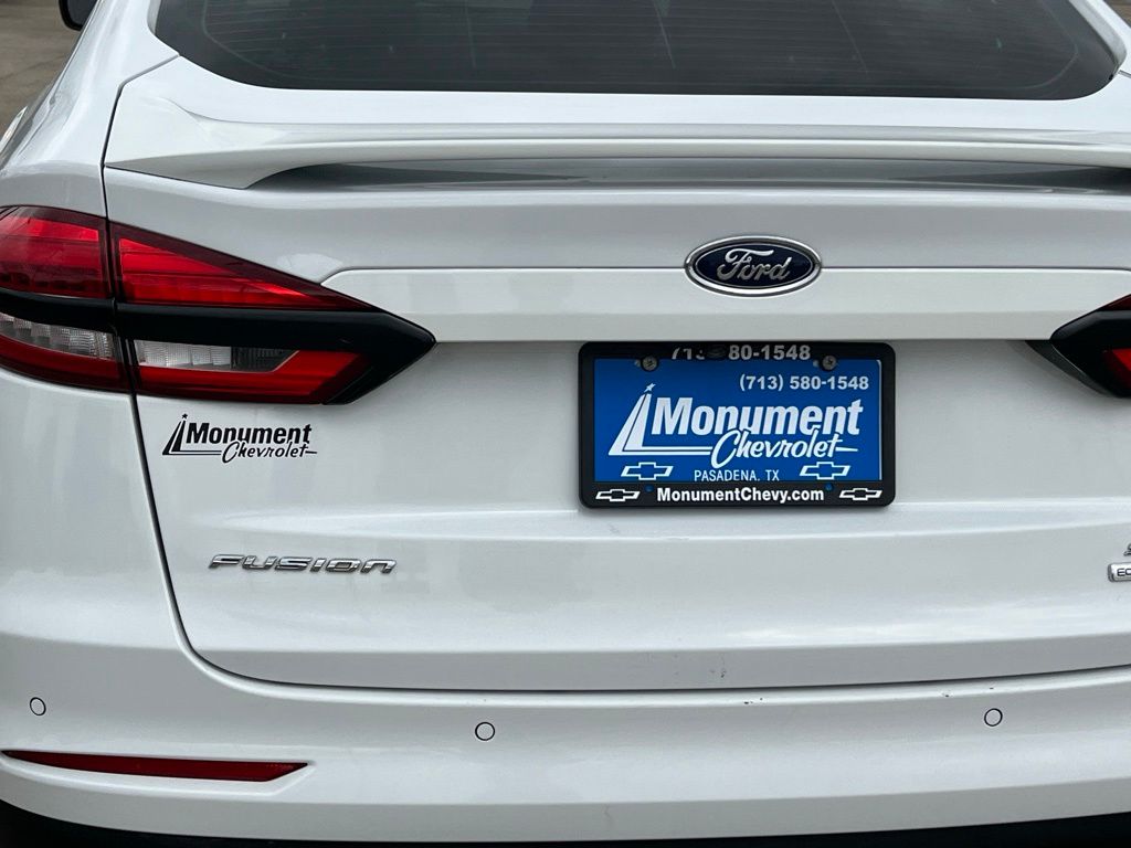 2020 Ford Fusion SE White at DeMontrond Ford