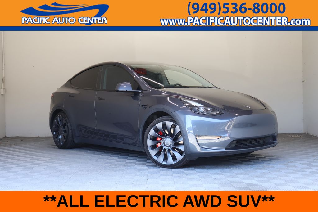 Midnight Silver Metallic 2022 Tesla Model Y SUV / Crossover All-Wheel Drive 1-Speed Automatic