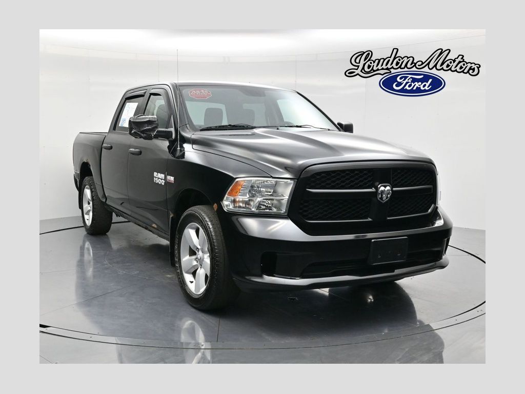 Black Clearcoat 2014 RAM 1500 Pickup Truck Four-Wheel Drive 8-Speed Automatic