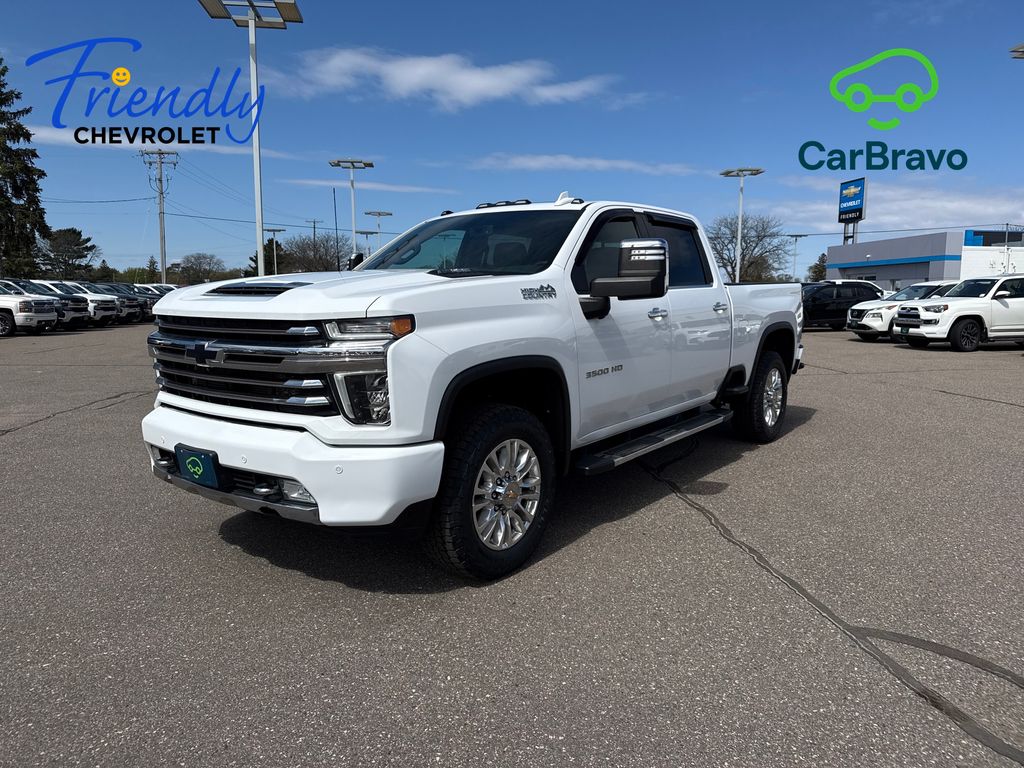 Summit White 2021 Chevrolet Silverado 3500HD Pickup Truck Four-Wheel Drive Automatic