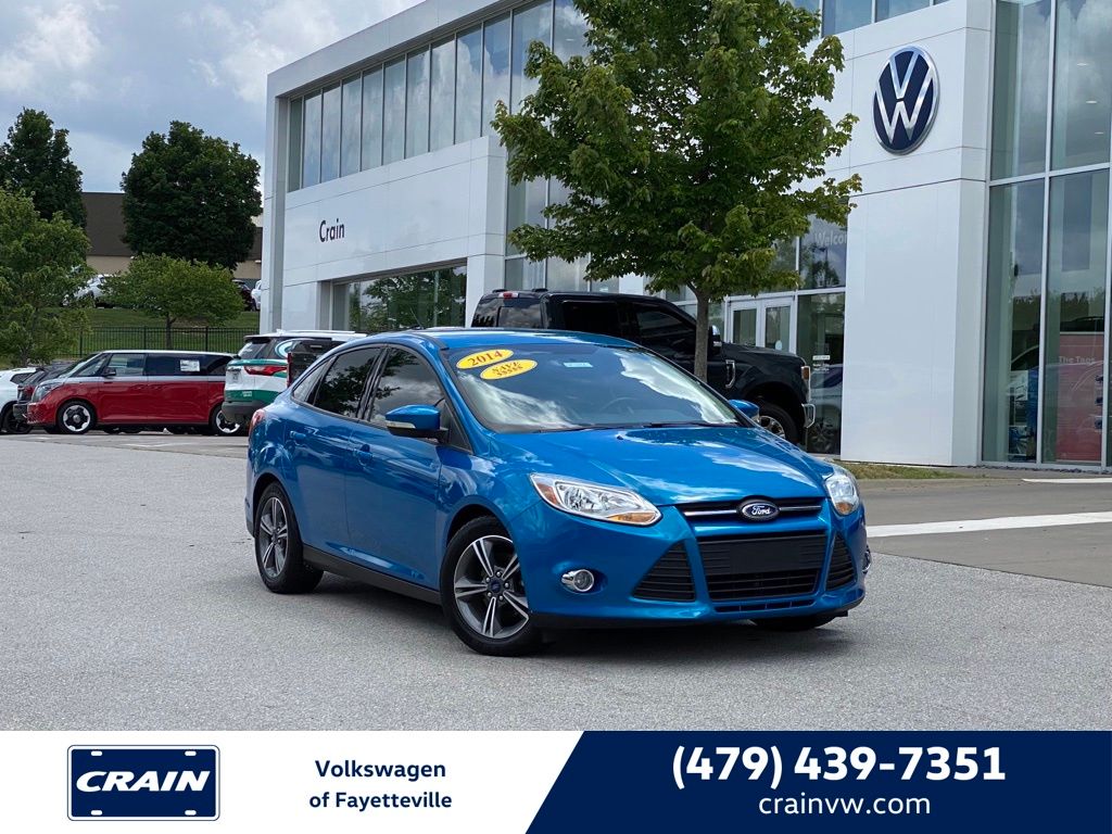 Blue Candy 2014 Ford Focus Sedan Front-Wheel Drive 6-Speed Automatic