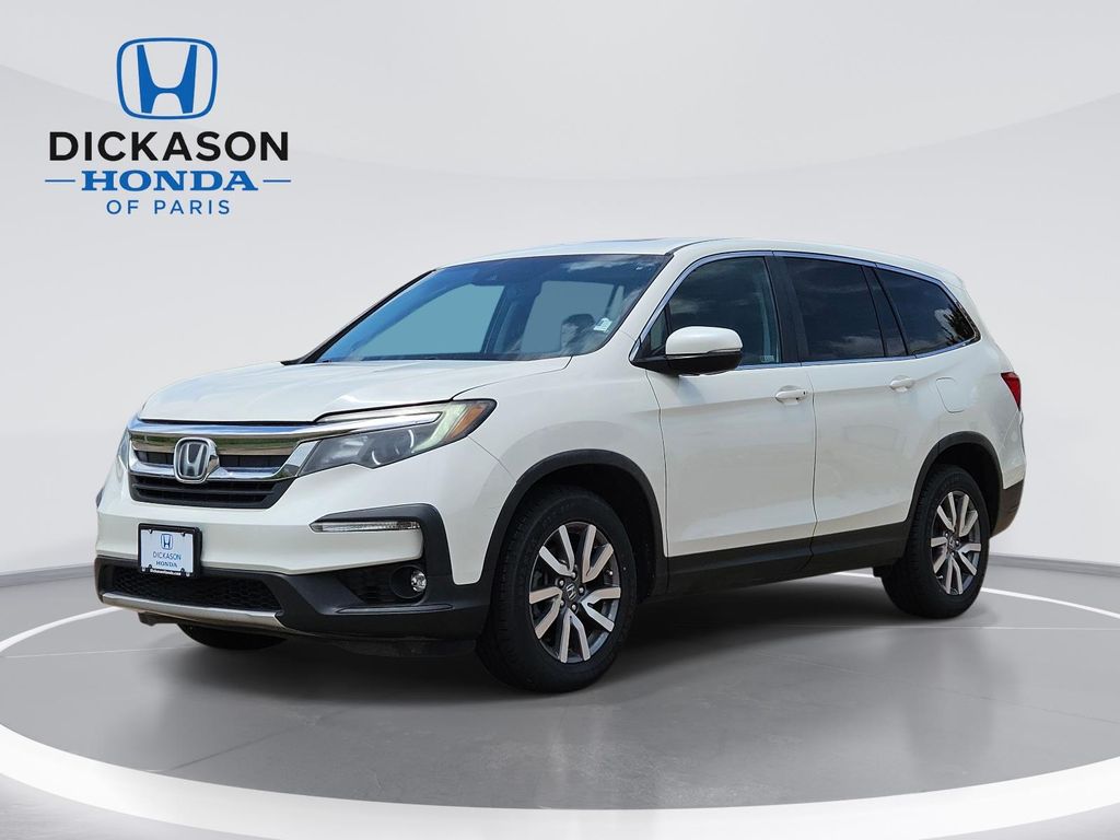 White Diamond Pearl 2019 Honda Pilot EX-L FWD SUV / Crossover Front-Wheel Drive 6-Speed Automatic