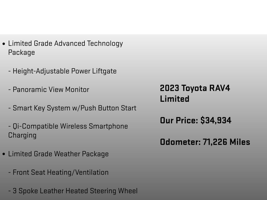 2023 Toyota RAV4 Limited Black at Auto Express Mitsubishi