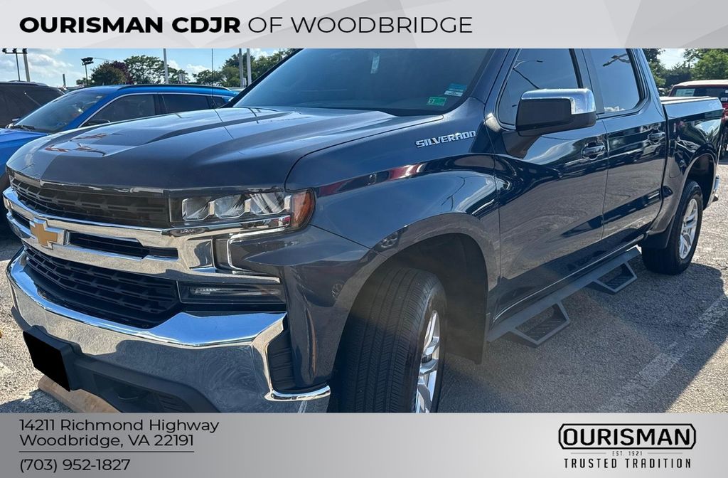 Northsky Blue Metallic 2021 Chevrolet Silverado 1500 LT Crew Cab 4WD Pickup Truck Four-Wheel Drive 8-Speed Automatic